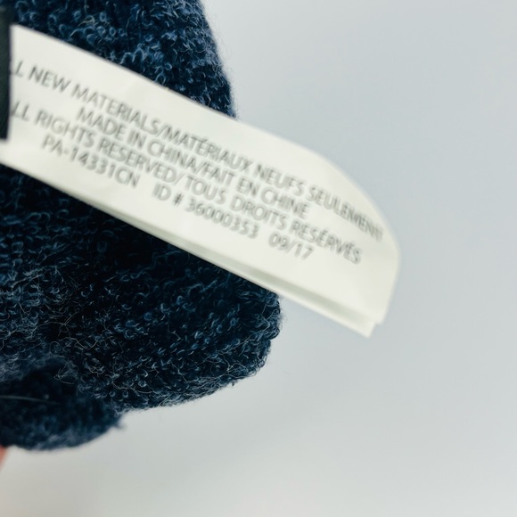 Bath and Body Works Plush Stuffed Animal Lamb Sheep Navy Blue Knit - Picture 7 of 8